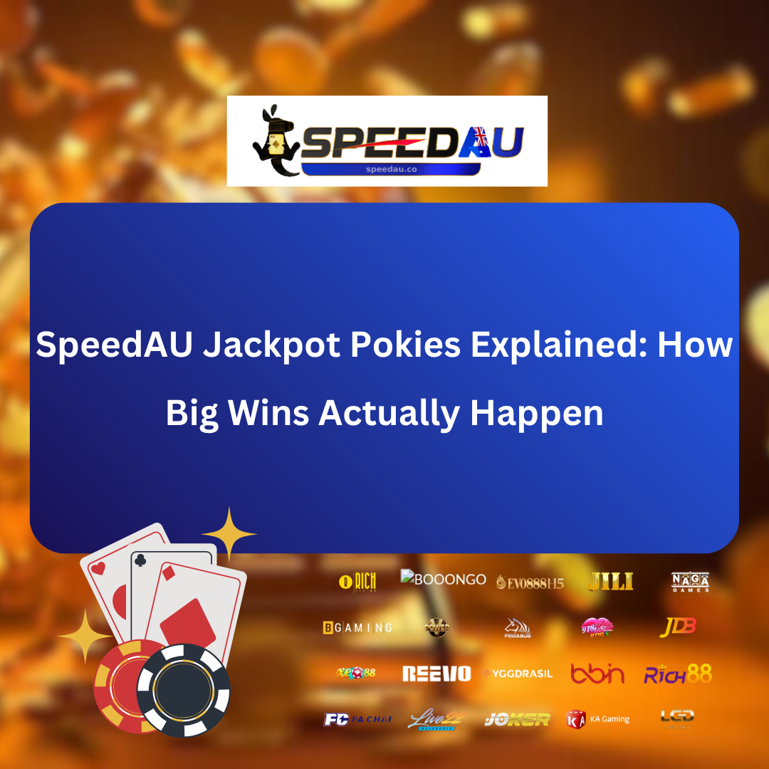 SpeedAU Jackpot Pokies Explained: How Big Wins Actually Happen